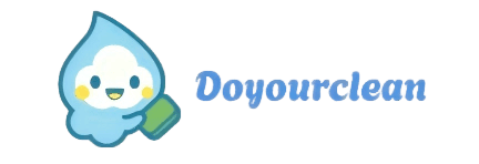 Doyourclean logo featuring a smiling water-drop mascot holding a sponge with brand text.